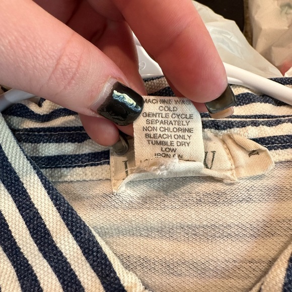 Vintage J. Crew Oarsman Striped Polo Size Medium - Picture 5 of 7